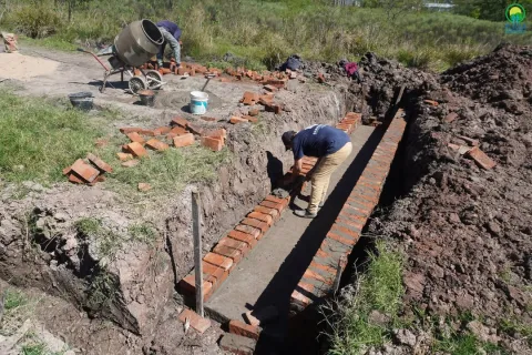 Se avanza con la construcción de alcantarillas en Quinta N.º 38
