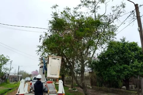 Trabajos de reparación y mejora del alumbrado en distintos puntos de la ciudad