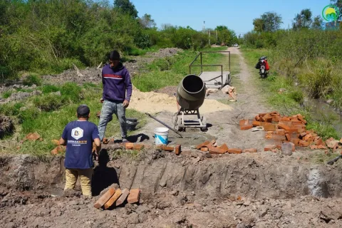 Se avanza con la construcción de alcantarillas en Quinta N.º 38