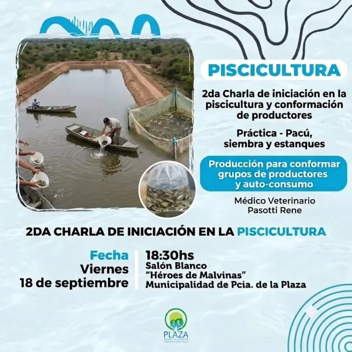 Piscicultura - 2da Charla de iniciación
